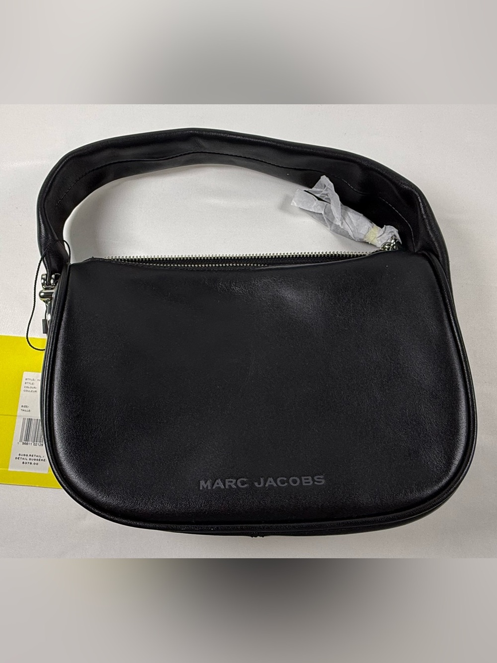 New Marc Jacobs Black Leather Hobo Bag
